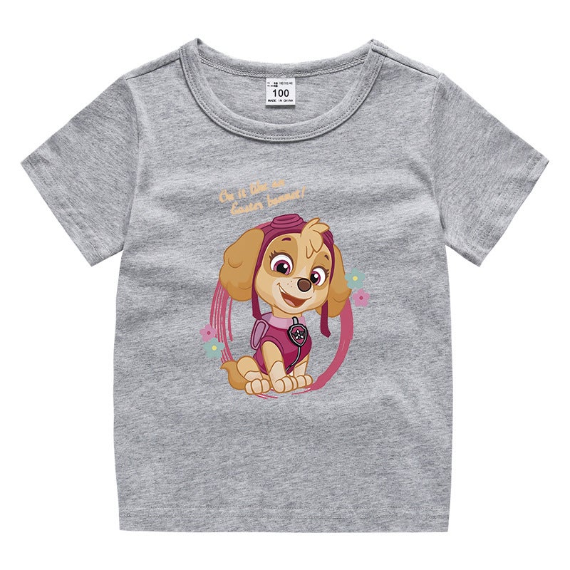 2023 New Children'S Clothing Children'S Summer Short-Sleeved T-Shirt Boys And Girls Cotton Bottoming Shirt Baby Half-Sleeved T-Shirt Children'S Top - Image 1