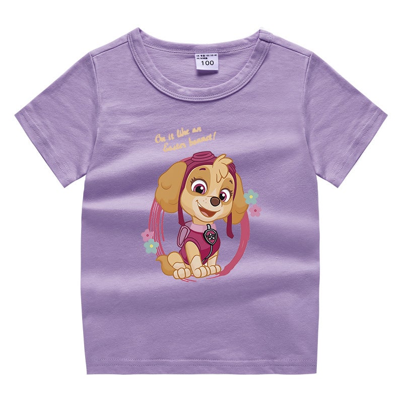 2023 New Children'S Clothing Children'S Summer Short-Sleeved T-Shirt Boys And Girls Cotton Bottoming Shirt Baby Half-Sleeved T-Shirt Children'S Top - Image 5