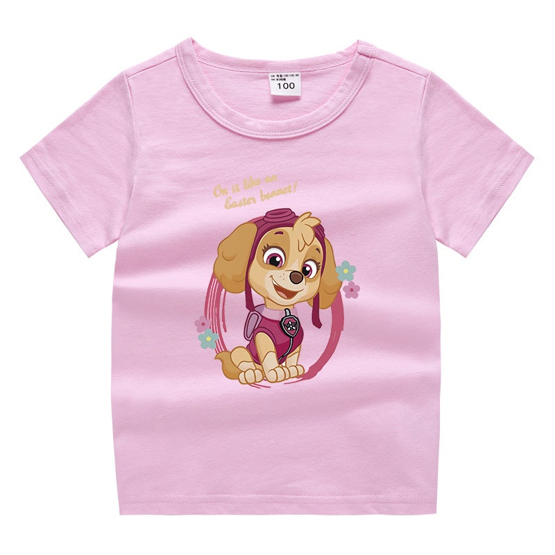 2023 New Children'S Clothing Children'S Summer Short-Sleeved T-Shirt Boys And Girls Cotton Bottoming Shirt Baby Half-Sleeved T-Shirt Children'S Top - Image 3