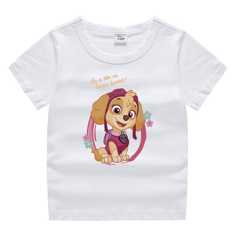 2023 New Children'S Clothing Children'S Summer Short-Sleeved T-Shirt Boys And Girls Cotton Bottoming Shirt Baby Half-Sleeved T-Shirt Children'S Top - Image 4