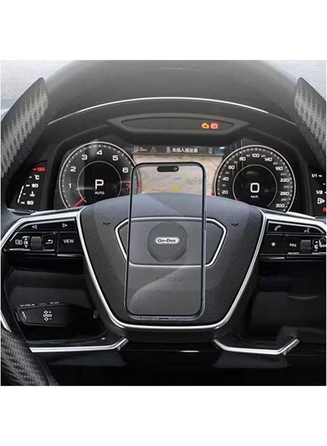 GO-DES Magnetic 360° Rotatable Steering Wheel Car Phone Holder(GD-HD307) - Image 3