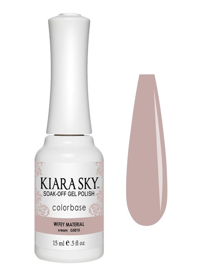 KIARA SKY Gel Polish | Soak-Off All In One 0.5 fl oz | G5010 Wifey Material (Mauve Pink Shade) - Image 1