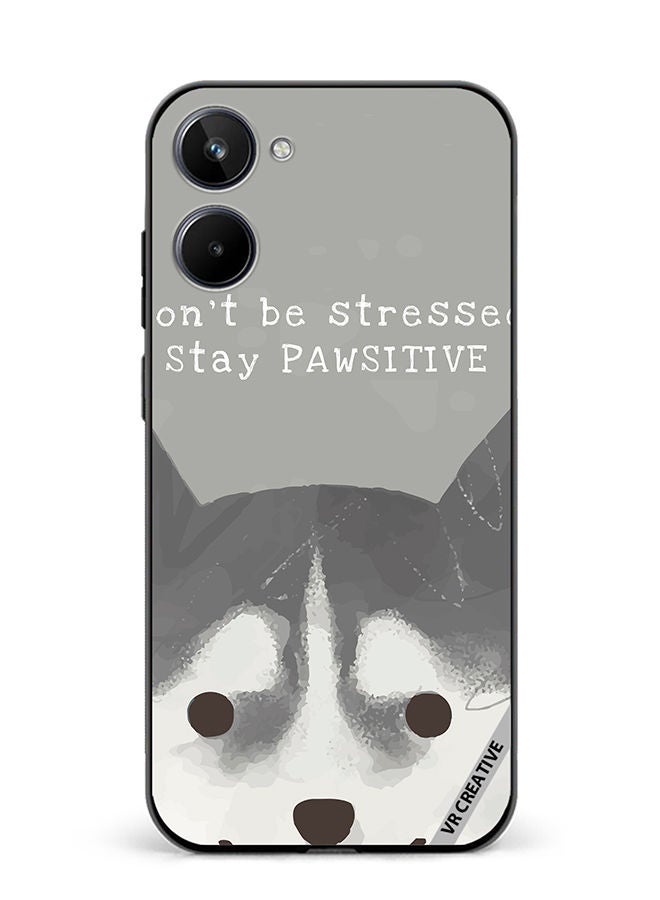 VR CREATIVE Protective Case Cover For Realme 10 Positive Dog Design Multicolour - Image 1