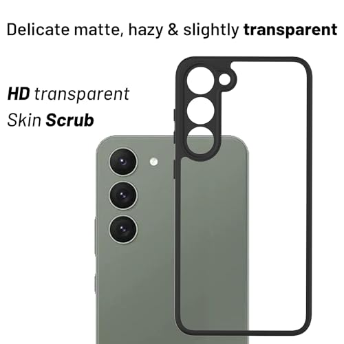 KAPAVER Hybrid Back Cover Case Compatible with Samsung Galaxy (Black, Galaxy S23) - Image 5