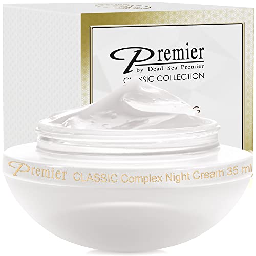 Premier Dead Sea Classic Night Cream, Age defying, nourishing, Moisturized skin with vitamins E and A 2.4fl.oz - Image 1