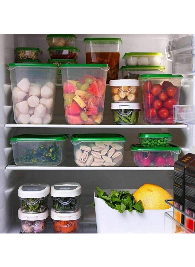 BLOOMING TIME - 17 Psc Food Storage Container with Lids Storage Box Set BPA-Free Suitable for Dishwasher, Freezer, Microwave, Plastic Food Storage Containers - Image 1