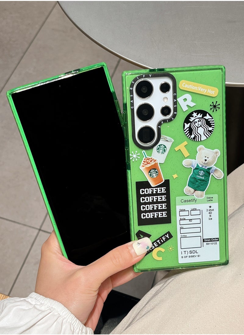 Casetify Samsung Galaxy S24 Ultra "Barista Bear Brew" Case  - Image 3