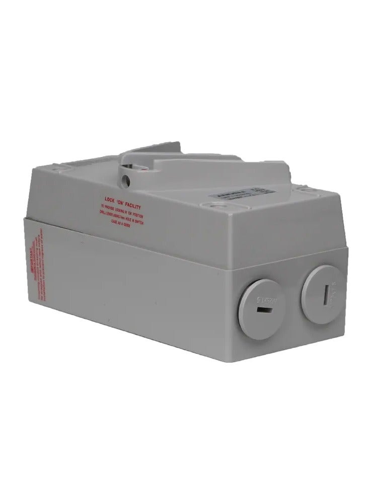 Andeli 440V 20A AC Weather Protected Double Pole Surface Switch - Image 2