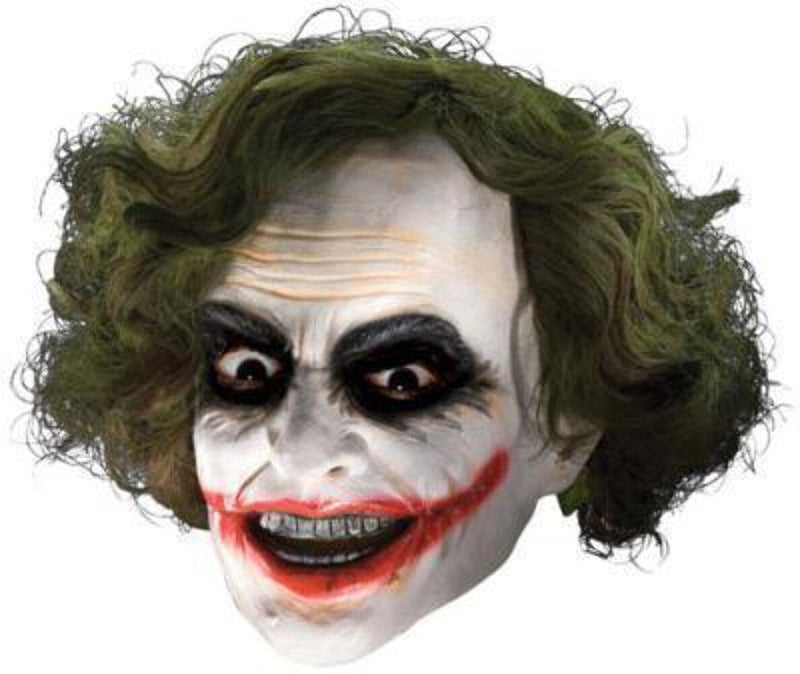 Rubies Rubie's Costume Co Men's Batman The Dark Knight The Joker Adult 3/4 Mask with Hair, Multi, One Size - Image 5