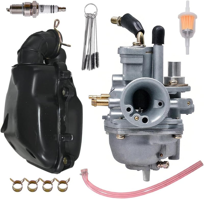 Cylinman Carburetor with Air Filter Box for Polaris Predator 50/90, Scrambler 50/90, Sportsman 90 - Image 1
