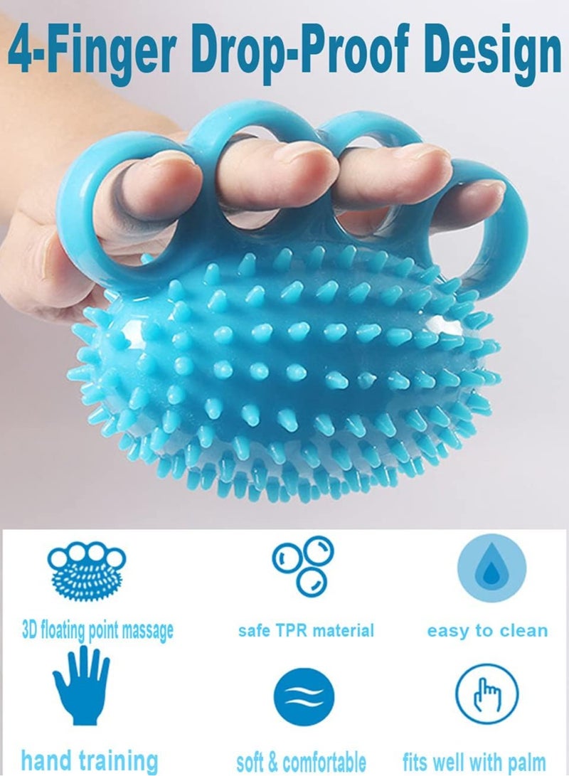 Self Care Hand Grip Strengthener Finger Exerciser Power Training Ball - Therapy Balls Stress Relief Hand Exercise Balls  - Image 2