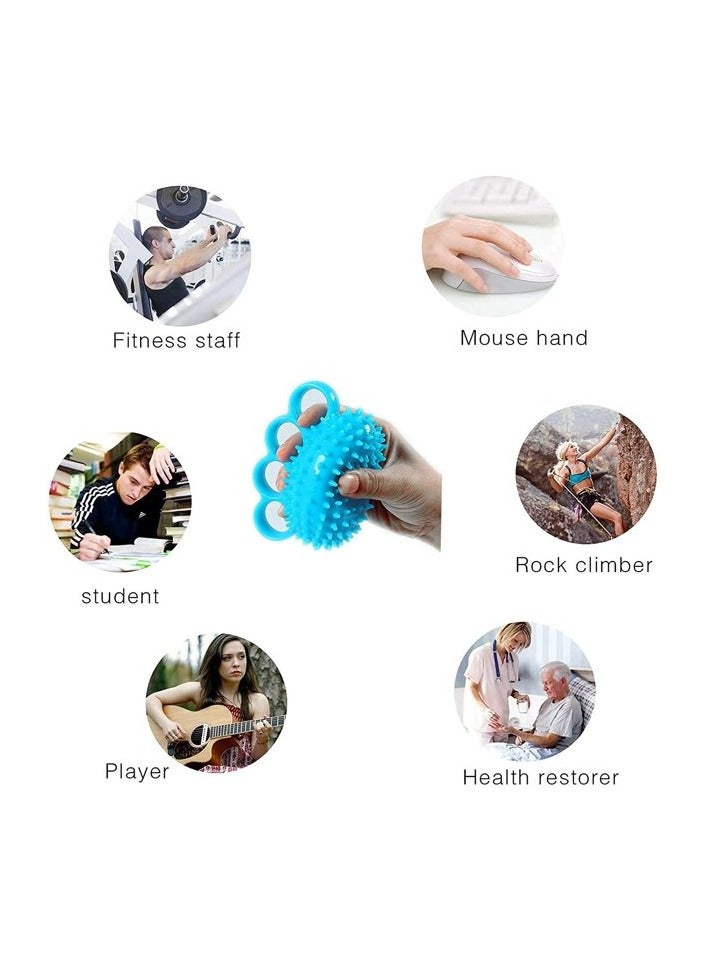 Self Care Hand Grip Strengthener Finger Exerciser Power Training Ball - Therapy Balls Stress Relief Hand Exercise Balls  - Image 3