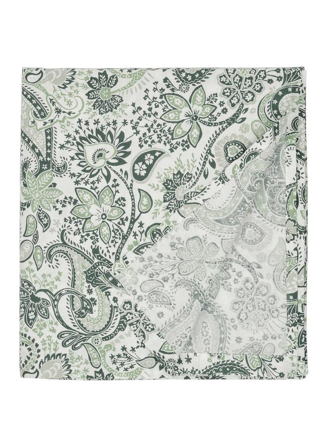 erorex Flat sheet, green/white, 240x260 cm - Image 1