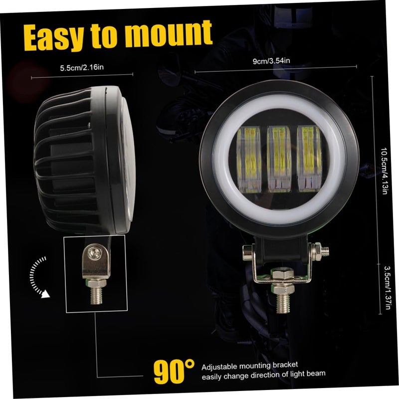 30W مصابيح LED دراجة نارية عالية السطوع منخفضة استهلاك الطاقة لطرق التضاريس الوعرة شاحنة SUV - Image 3