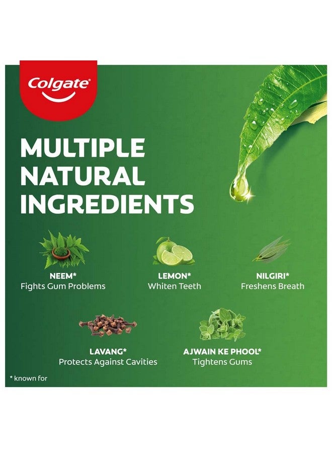 كولجيت معجون أسنان كولجيت أكتيف سولت نيم، معجون أسنان كولجيت العشبي المضاد للجراثيم من أجل الحصول على نفس منعش ولثة صحية ومحكمة، 200 جرام - Image 4