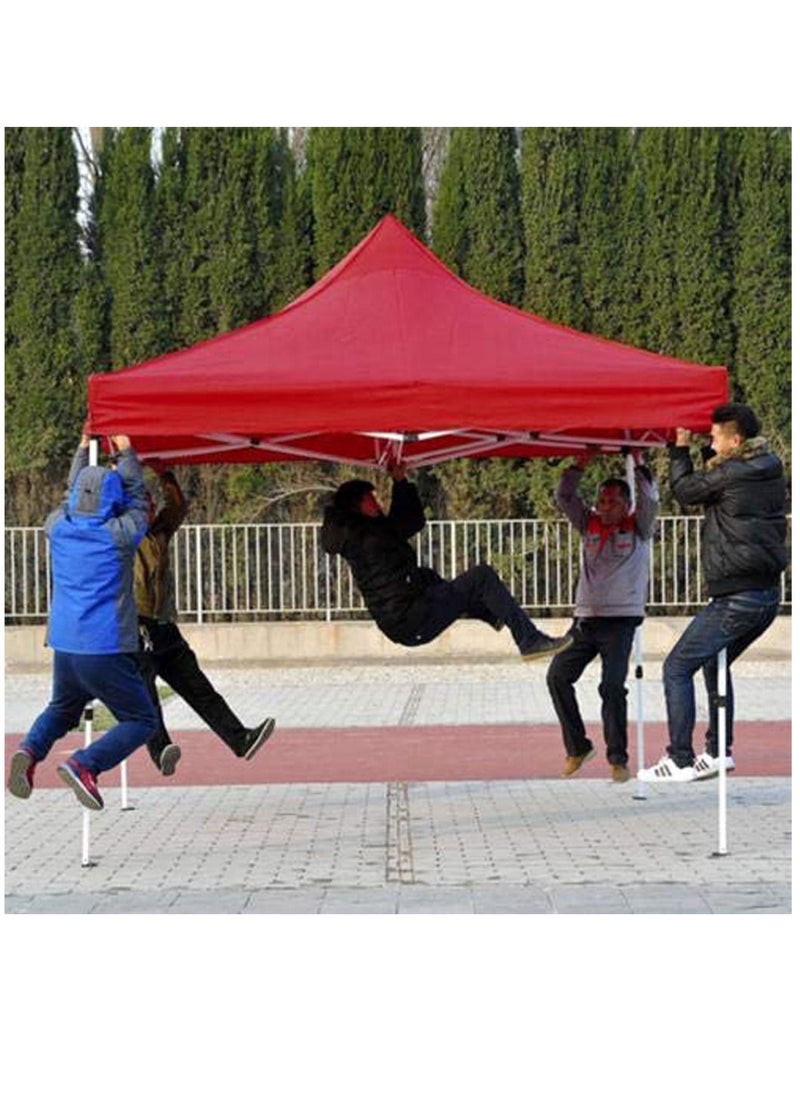 جو تو كامبس خيمة جازيبو 3 X 3 Mtr المحمولة ، مظلة منبثقة للحماية الفورية من أشعة الشمس للتخييم في الهواء الطلق ، والنزهات ، والشاطئ ، والحديقة ، وخيمة التخييم والحفلات الرياضية (أحمر)  - Image 2