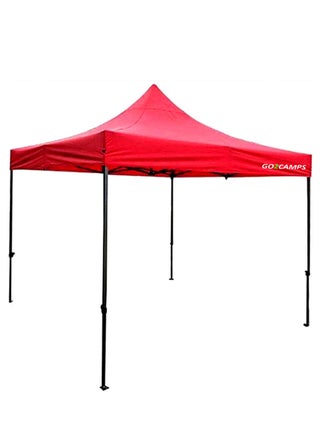 Gazebo 3 X 3 Mtr Portable Event Canopy Tent,Pop Up Instant Shelter Sun Protection Shade for Outdoor Camping, Picnics, Beach, Garden, Sports Party-Camping Tent (Red) - pzsku/Z5CEC1B945A48FBA5DFB3Z/45/_/1668076612/ed949b99-b41b-4d80-9e72-bce778f20b09
