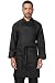 Chef Works Unisex Sustainable Bib Apron Black One Size - Image 2