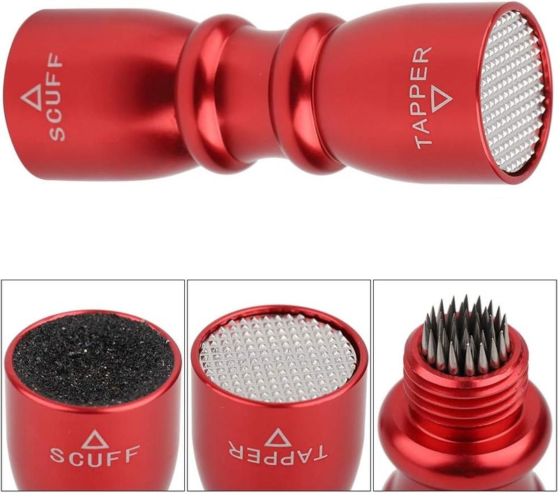 woobles Lightweight Pool Tip Stick Shaper, Pool Tip Pick, Anti-Rust Red Portable Mini Aluminum for Billiard Lovers Care- - Image 2