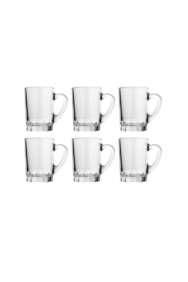 Pasabache Bagader Tea Glass Set – 6 Pieces – Elegant Clear Tea Cups