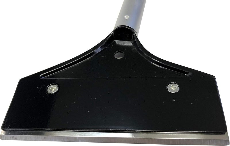 Chefmaster Griddle Scraper Replacement Blade - 5 1/2" Wide x 1.2mm Thick - Stainless Steel Reversible Blade - Fits Most Scrapers - Double Beveled Edge for Chrome Griddle - Image 4