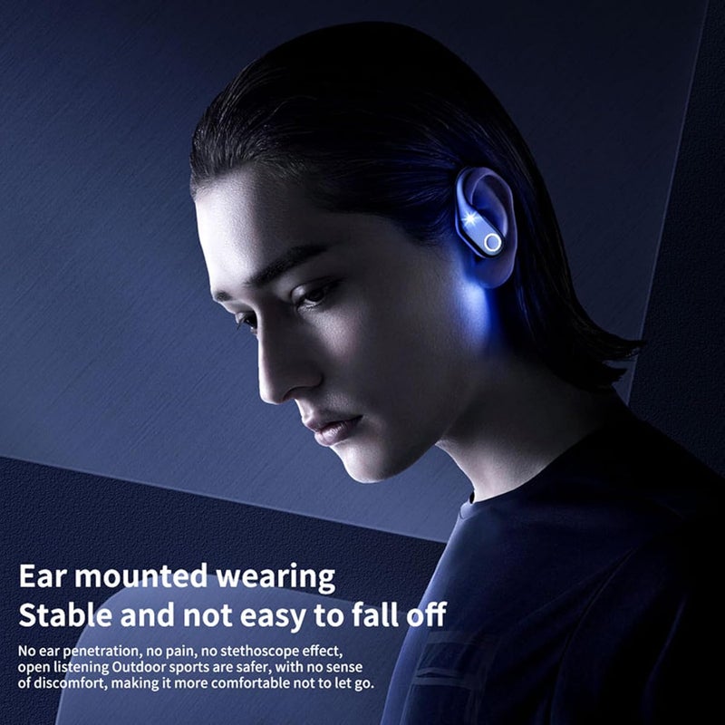 سماعات ZJchao Voice Translator، سماعات ترجمة تدعم 144 لغة بترجمة ثنائية الاتجاه وتقليل الضوضاء للاستخدام أثناء السفر أو الدراسة (سوداء) - Image 2