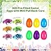Liliful 300 Pcs Prefilled Easter Eggs with Mini Pull Back Cars Include 150 Mini Pull Back Car and 150 Colorful Egg Cars for Easter Basket Stuffers Goodie Bags Fillers - Image 4
