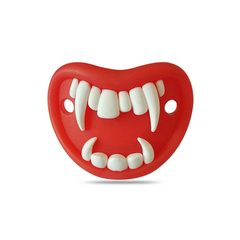 TOYANDONA 3pcs Baby Pacifiers Halloween Elements Design Pumpkin Skeleton Vampires Fangs Shaped Pacifier for Baby Toddlers Infants - Image 4