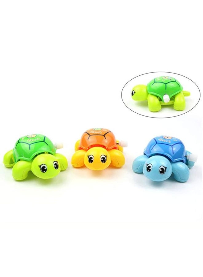 MiniMe Wind-Up Crawling Turtle Toy | 6–24 Months | Multi-Color | ABS Plastic | Includes 5 Wind-Up Turtle Figures & Clicking Sound & Encourages Cause & Effect Learning & Develops Fine Motor Skills - Image 3
