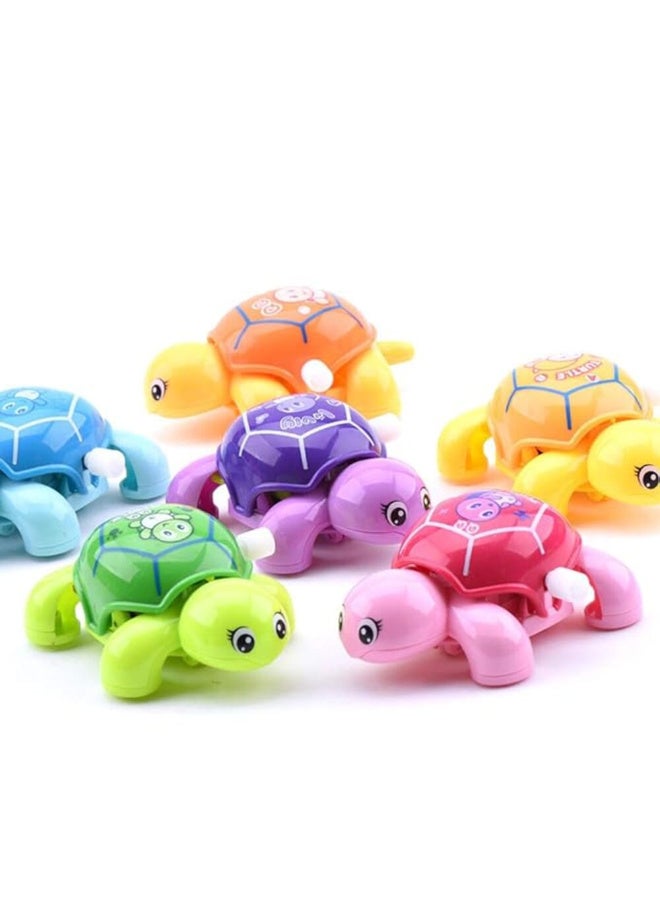 MiniMe Wind-Up Crawling Turtle Toy | 6–24 Months | Multi-Color | ABS Plastic | Includes 5 Wind-Up Turtle Figures & Clicking Sound & Encourages Cause & Effect Learning & Develops Fine Motor Skills - Image 1