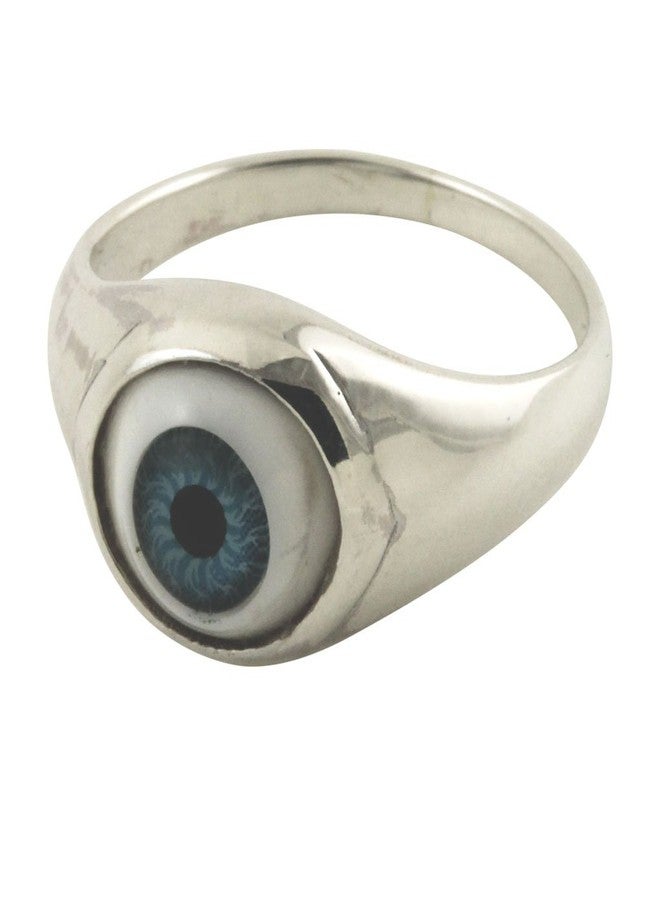 apop nyc "I C U Sterling Silver Blue Evil Eye Ring size 6 [Jewelry] - Image 2
