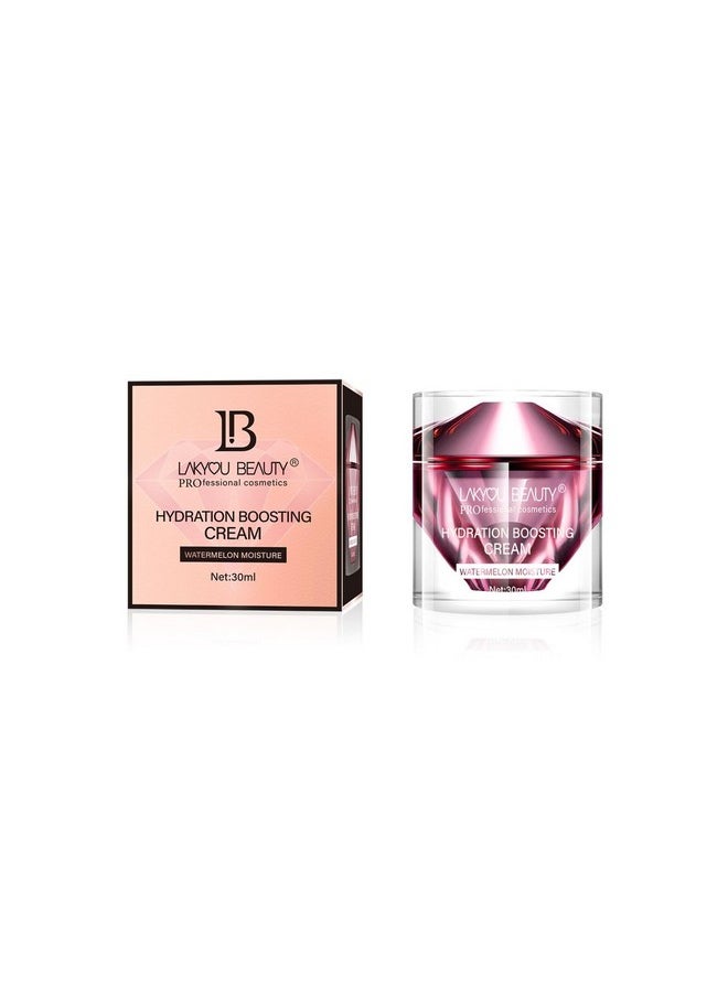 LAKYOU BEAUTY Hydration Boosting Cream Watermelon Moisture 30Ml | Water-Based Moisturizer | Deep Hydration & Refreshing | Lightweight & Non-Greasy | For All Skin Types  - Image 2