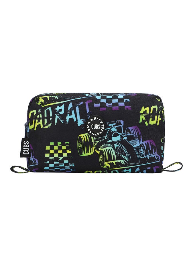 CUBS Cars Print Waterproof pencil case pouch with zip closure - Image 1