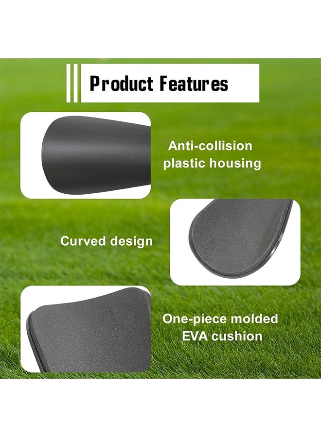 HY 2 Pairs Mini Soccer Shin Guards for Toddlers, Kids, Youth, Adults - Extra Small, Lightweight, Comfortable for All Ages and Genders  - Image 3