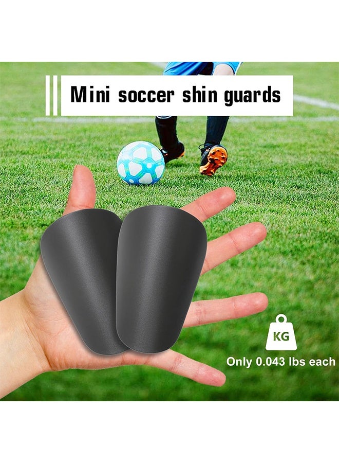 HY 2 Pairs Mini Soccer Shin Guards for Toddlers, Kids, Youth, Adults - Extra Small, Lightweight, Comfortable for All Ages and Genders  - Image 5