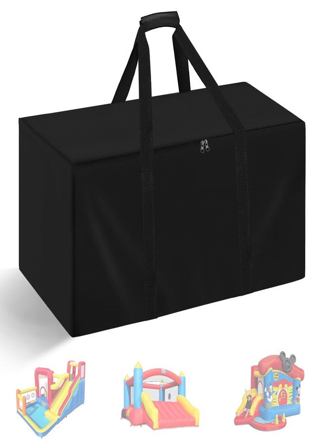 Andacar Bounce House Inflatable Storage Bag for Bounce House Inflatable, Portable Boun-cy House Storage Bag Kids Boun-cy Castle Bag Outdoor Ju-mp House Bags - 40"L × 20"W × 28"H, Black - Image 1