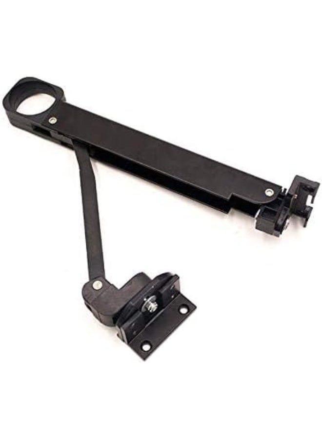 Royal Apex Window Holding Bracket Curtain Wall Pull Handle Arm For Home Interior Hotels 8 Inch Black  - Image 3