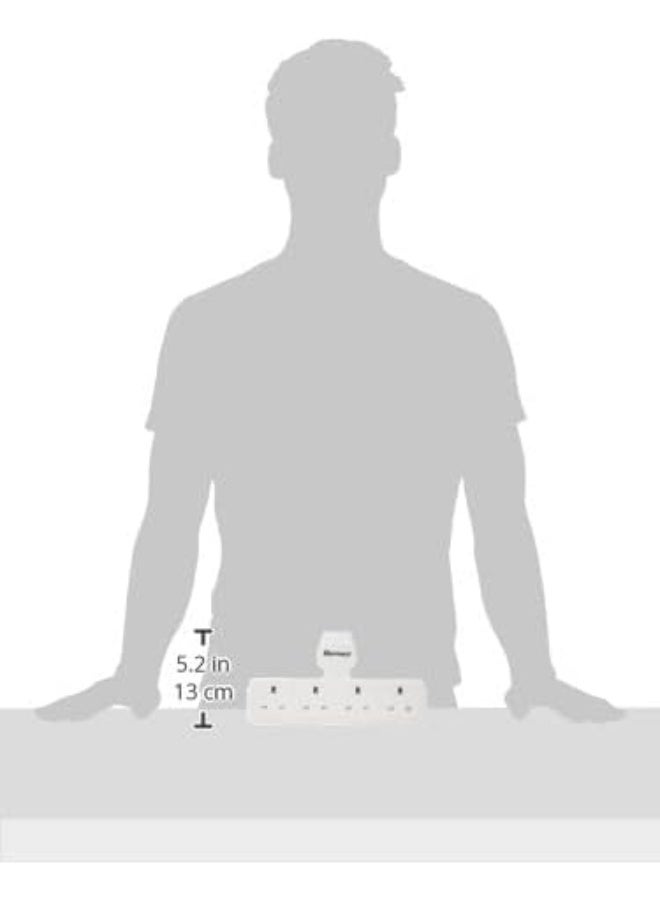 OSHTRACO مقبس أوشتراكو 4 طرق متعدد، أبيض - Image 5