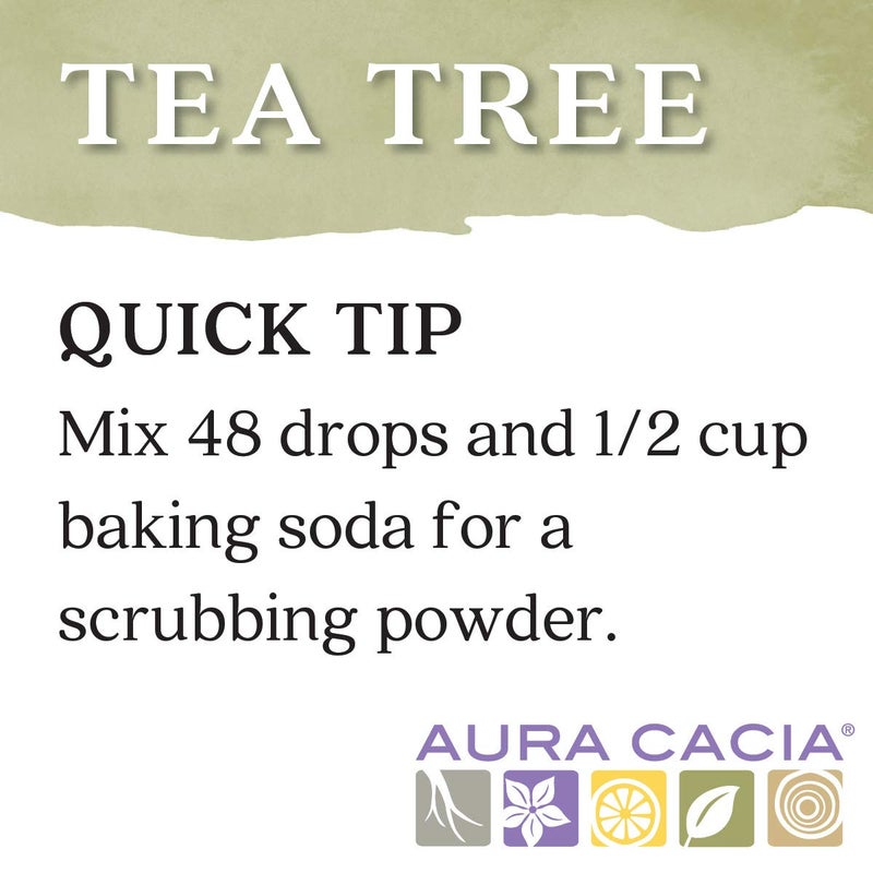 Aura Cacia 100% Pure Tea Tree Essential Oil, 100% Pure Therapeutic Grade, 15 ml in Box, Melaleuca alternifolia - Image 5