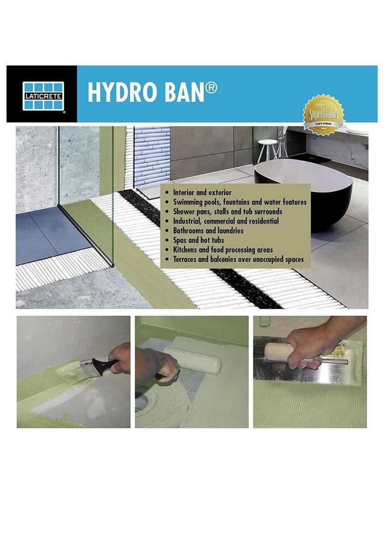LATICRETE HYDRO BAN® , Mini Unit , waterproofing , Self curing liquid rubber polymer  - Image 3
