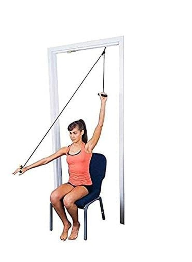 Acupunctoreum acupressure Hand Pully Rope For Exercise Purpose Hand pully finger ladder For physiotherapy paralysis exercise equipment Home Door Gym Rope Exerciser Pully For both hands. - Image 2