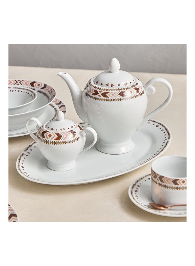 Home Box طقم عشاء إيكات 49 قطعة 35 × 2.6 × 24 سم - Image 3