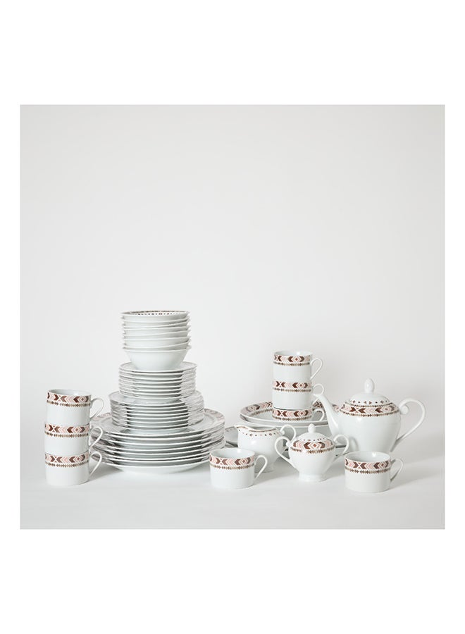 Home Box طقم عشاء إيكات 49 قطعة 35 × 2.6 × 24 سم - Image 5