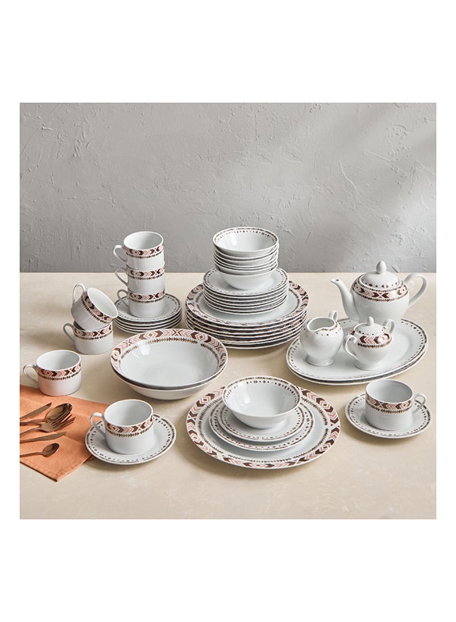 Home Box طقم عشاء إيكات 49 قطعة 35 × 2.6 × 24 سم - Image 1