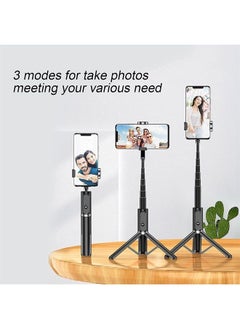Ailun Selfie Stick Tripod,Extendable Aluminum,3 in 1,Bluetooth Wireless Remote and 360 Rotation Stand for iPhone 14/13/12/11/11 Pro/XS Max/XS/XR/X/8/7,and More Smartphones  - Image 2