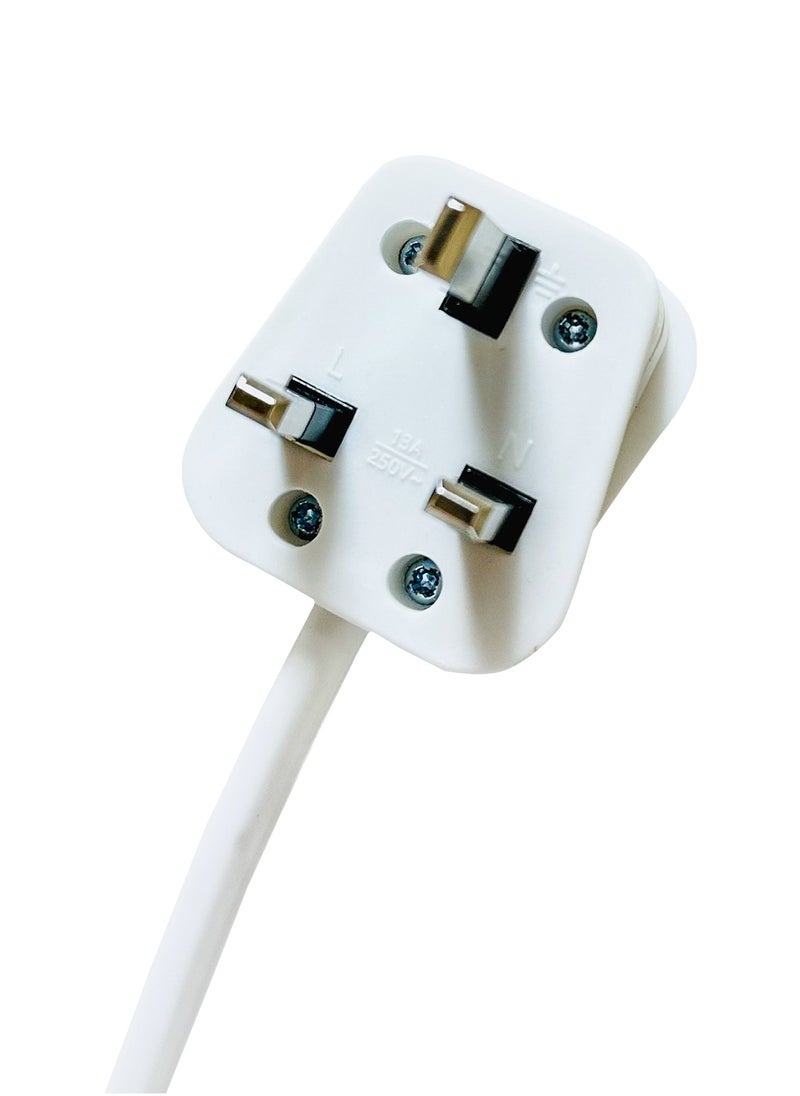 INFLUX INFLUX Extension Cord, 5-Outlet 5-Meter Multi-Plug Power Extension Cable with Individual Safety Buttons - Durable 13A Extension Plug for Safe and Efficient Power Distribution at Home, Office, and More  - Image 3