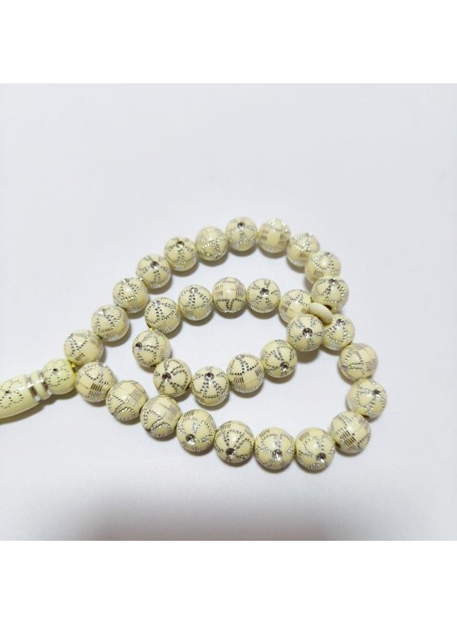 NIBEMINENT 33 Muslim Prayer Beads 12mm 
