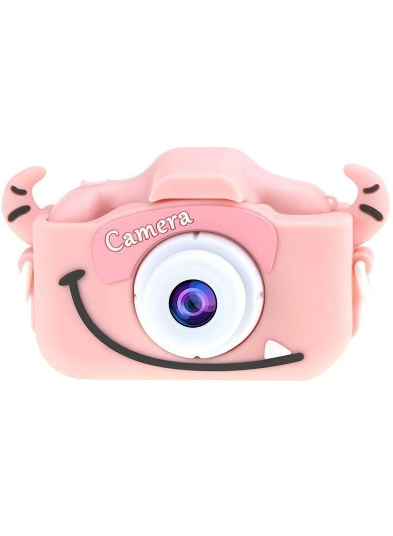 Children’s Mini Digital Camera 20MP with 2.0" IPS Screen – 1080P HD Kids Camera for 3-12 Years Old Boys & Girls – Birthday Gift (Pink) - Image 1