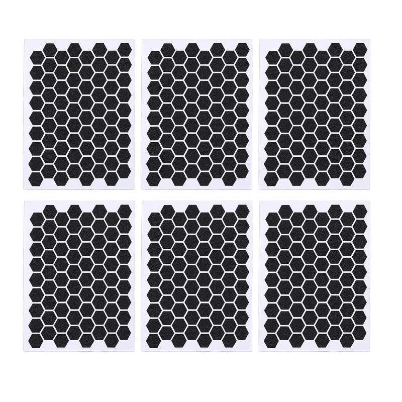 10 Pcs Hex Shape Grip Tape, Super Thin Acrylic Anti Slip Sticker for Phone Keyboard, Sweat Absorbing Black Grip Tape with Strong Adhesion for Gaming and Daily - Image 5