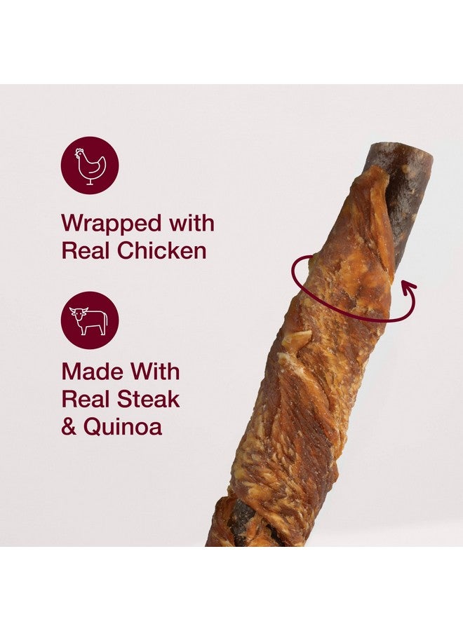 SmartBones Sticks Wrapped with Real Chicken, Steak and Quinoa Rawhide-Free Chews for Dogs, 5 Chews Per Pack, 4.4 Ounces - Image 2